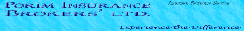 PORIM INSURANCE BROKERS LTD.